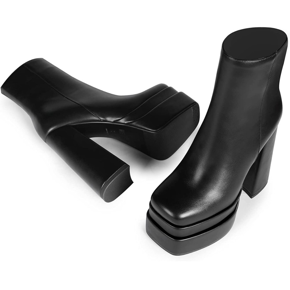 WETKISS Platform Waterproof Boots for Women